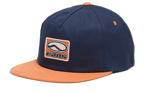 Vans Cotton Baseball Caps Unisex Blue