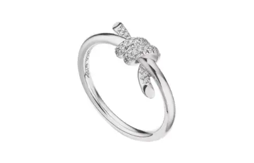 TIFFANY & CO. Diamond Rings Women's Silver