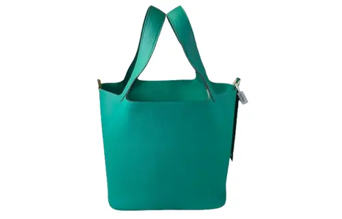 HERMES Picotin Lock Maurice Bullock Leather Basket Bag, Bucket Bag, Handbag 22 Women's 1P Colvert Duck Green