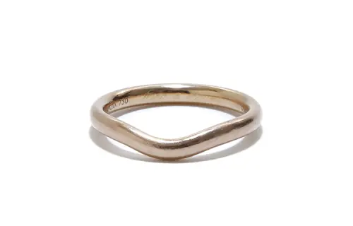TIFFANY & CO. Pre-Owned 18kt Yellow Gold Asymmetric Band Ring