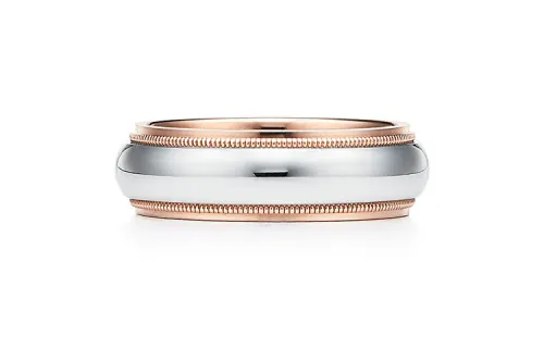 TIFFANY & CO. Rings Unisex Rose Gold