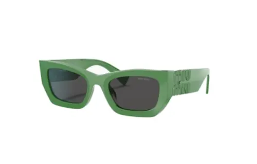 MIU MIU Logo-plaque Rectangle-frame Sunglasses