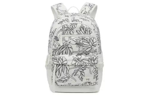 Li Ning Sports Life Collection Polyester Sports Backpack Regular Unisex White All Over Print