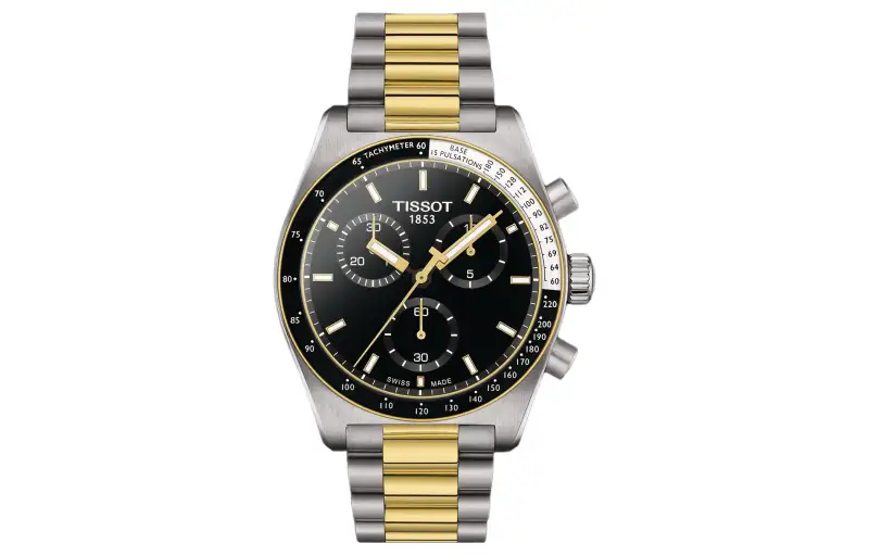 TISSOT PR516 Quartz Movement 100m Waterproof Men's Watches Watch 40mm Black Dial Stainless Steel Case