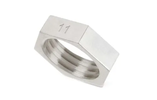 Maison Margiela Brass, Sterling Silver, Gold Plated, Palladium Plated Rings Men's Gold/Silver