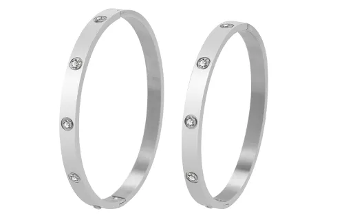 Cooraree Titanium Steel Bangles Unisex
