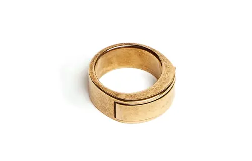 Golden Goose Brass Rings Unisex Gold