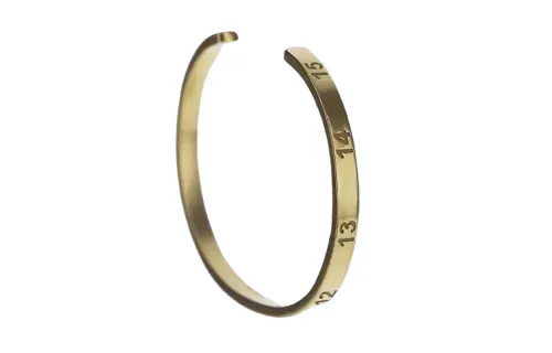 Maison Margiela 5AC Logo Engraved Bangle