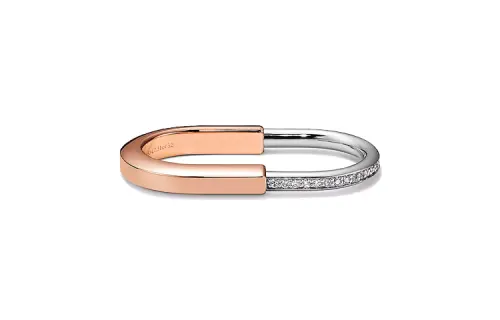 TIFFANY & CO. Rings Unisex Rose Gold