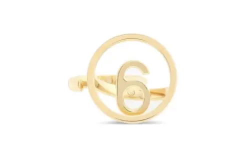Maison Margiela Brass Rings Women's Gold