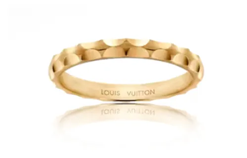 LOUIS VUITTON 18K Gold Rings Unisex Gold