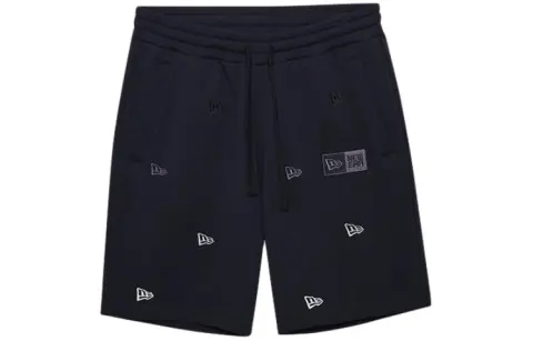 New Era Casual Shorts Unisex Black