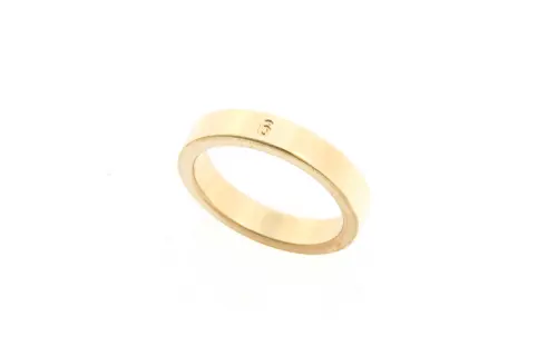 Maison Margiela Brass Rings Unisex Gold