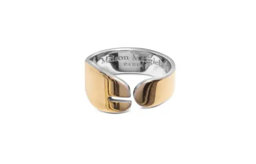 Maison Margiela Silver Rings Men's Gold