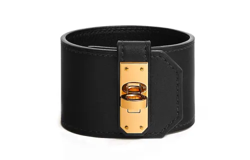 HERMES Kelly Bangles Women's Black