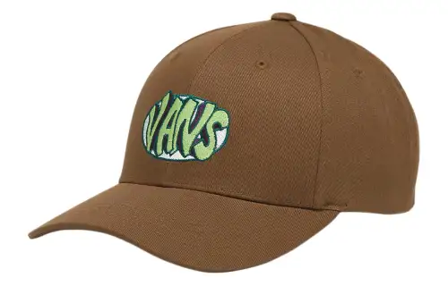 Vans Cotton Baseball Caps Unisex Brown