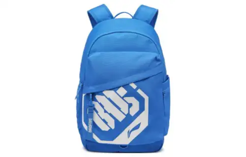 Li Ning Polyester Sports Backpack Unisex Interstellar Blue