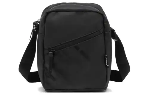 Li Ning Polyurethane Crossbody Bag Regular Unisex Black