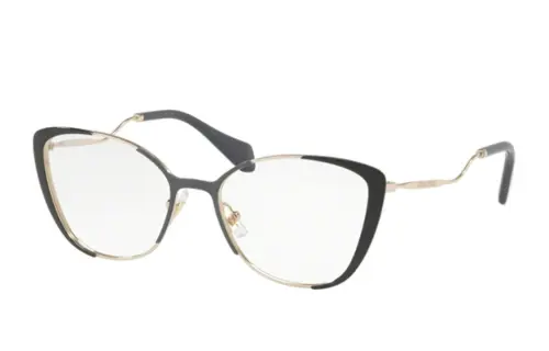 MIU MIU Metal Butterfly Eyeglass Frames Women's Black