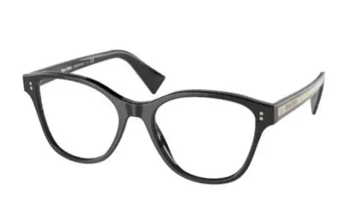 MIU MIU Acetate Rectangular Eyeglass Frames Women's Black