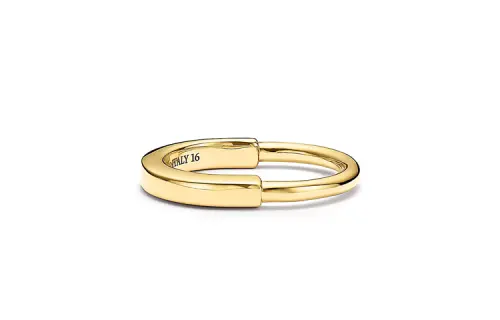 TIFFANY & CO. 18K Gold Rings Unisex Gold