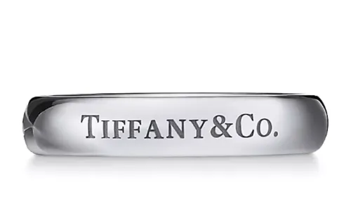 TIFFANY & CO. Platinum Rings Unisex Silver