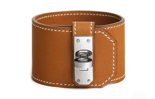 HERMES Kelly Bangles Women's Gold/Silver
