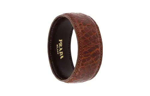 PRADA Bangles Unisex Brown