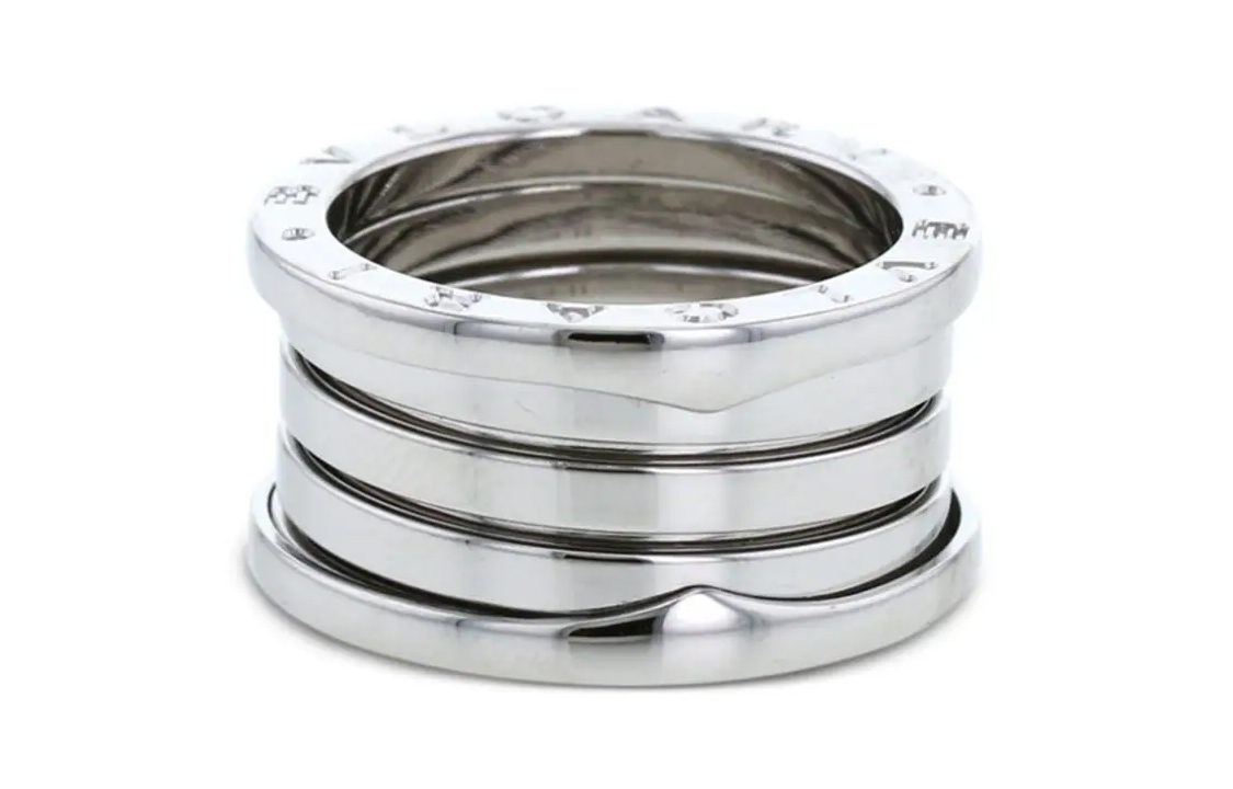 Bvlgari 2010-2025 18K White Gold B.Zero1 Four Band ring