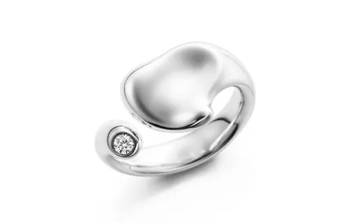 TIFFANY & CO. Sterling Silver, Diamond Rings Women's Silver