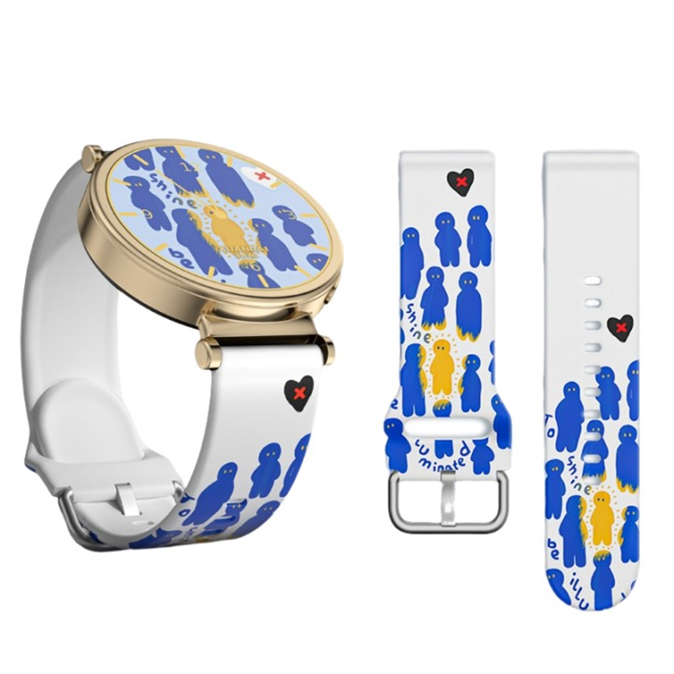 IBOANN Strap Huawei Compatibility Silicone Material