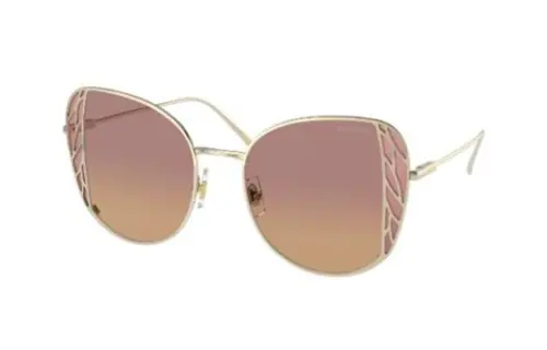 MIU MIU Metal Butterfly Sunglasses Women's Gold
