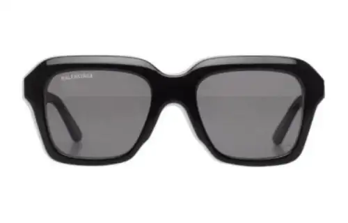 Balenciaga Square Sunglasses Unisex Black