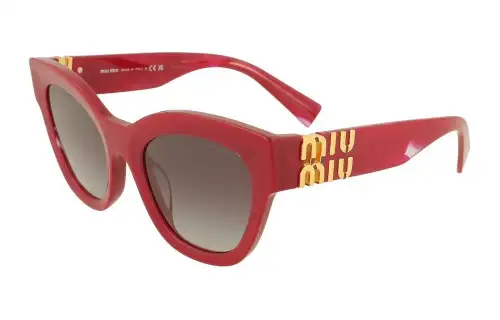 MIU MIU Cat Eye Sunglasses Women's Red