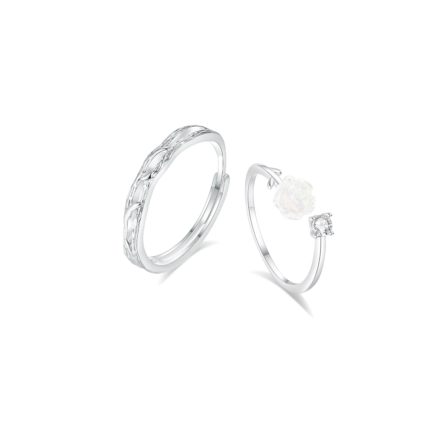 Cuz Strange Intention Alloy Rings Unisex