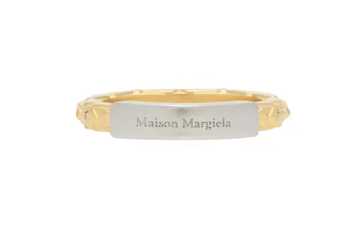 Maison Margiela Brass Rings Unisex Gold