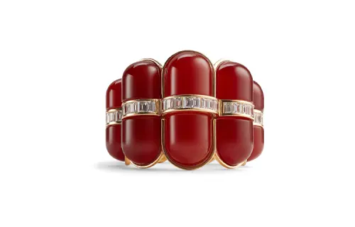 Bottega Veneta Rings Women's Red