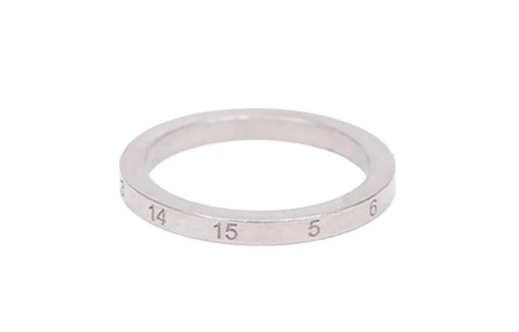 Maison Margiela 925 Sterling Silver Rings Unisex Gold/Silver