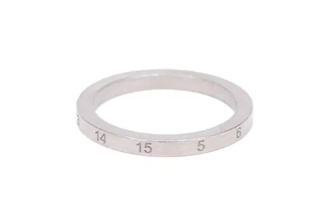 Maison Margiela 925 Sterling Silver Rings Unisex Gold/Silver