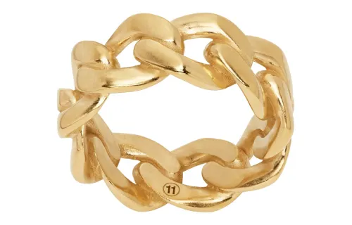 Maison Margiela 925 Sterling Silver Rings Men's Gold