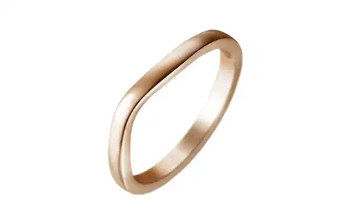 CARTIER Ballerine Series 18K Gold Rings Unisex Rose Gold