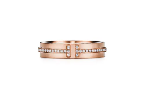 TIFFANY & CO. Rings Unisex Rose Gold