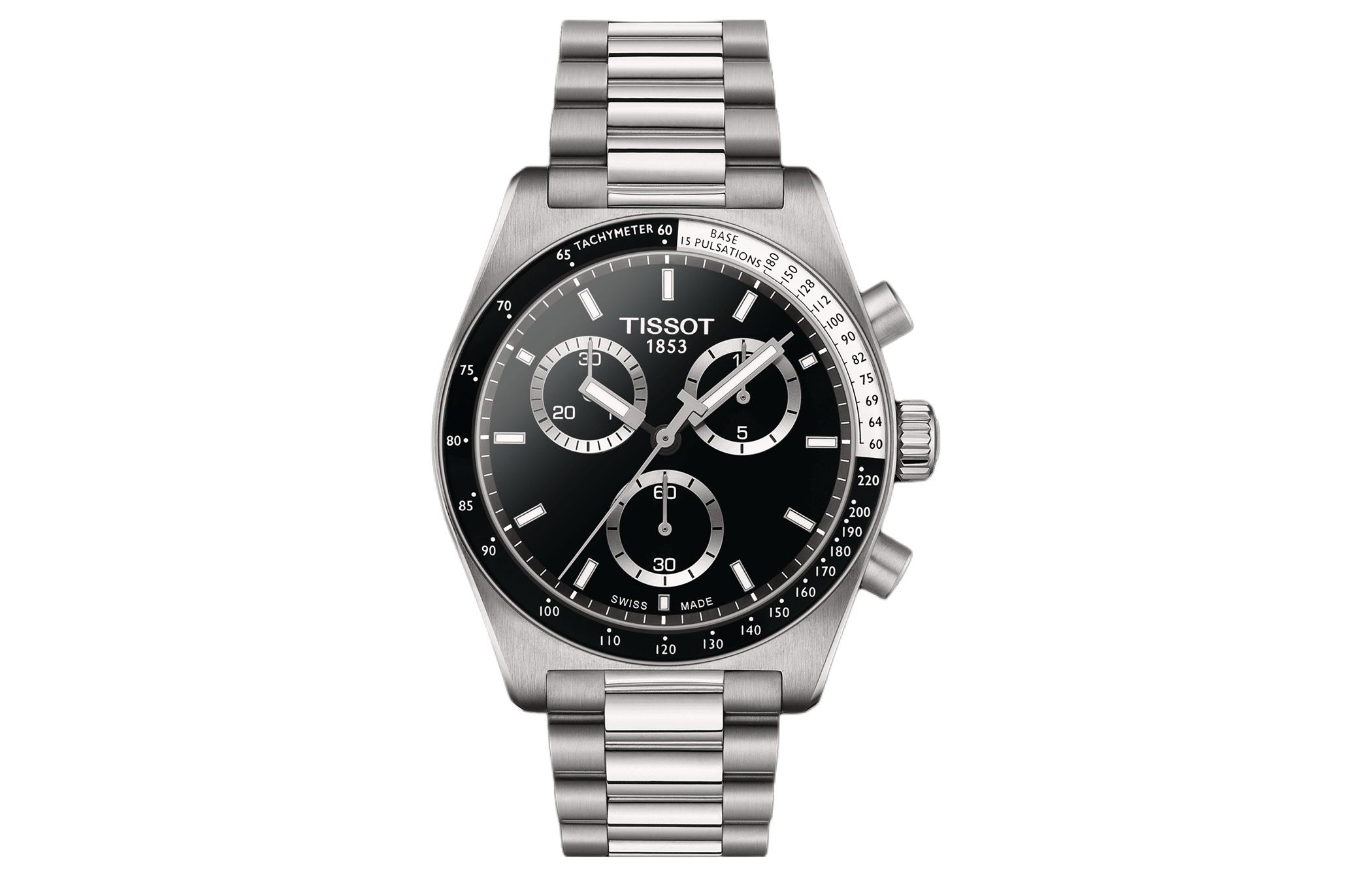 Мужские часы TISSOT PR516 100 40mm (стальные)