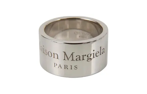 Maison Margiela logo-engraved ring
