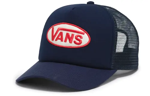 Vans Polyester Baseball Caps Unisex Blue