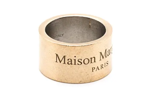 Maison Margiela logo-engraved ring