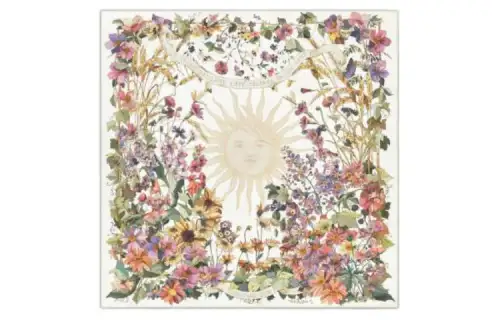 DIOR Silk Scarves Women's White