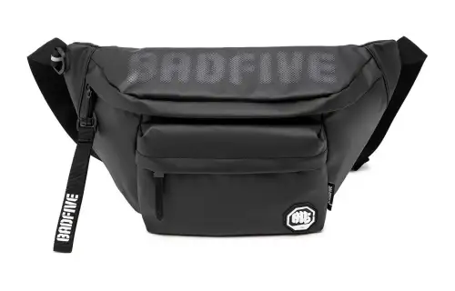 Li Ning Badfive Polyurethane Sports Bag, Shoulder Bag, Sling Bag Regular Unisex Black