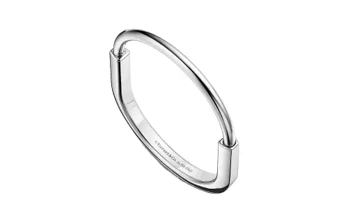 TIFFANY & CO. Lock Bangles Women's Silver