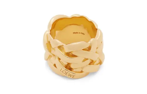 LOEWE 925 Sterling Silver Rings Women's Gold